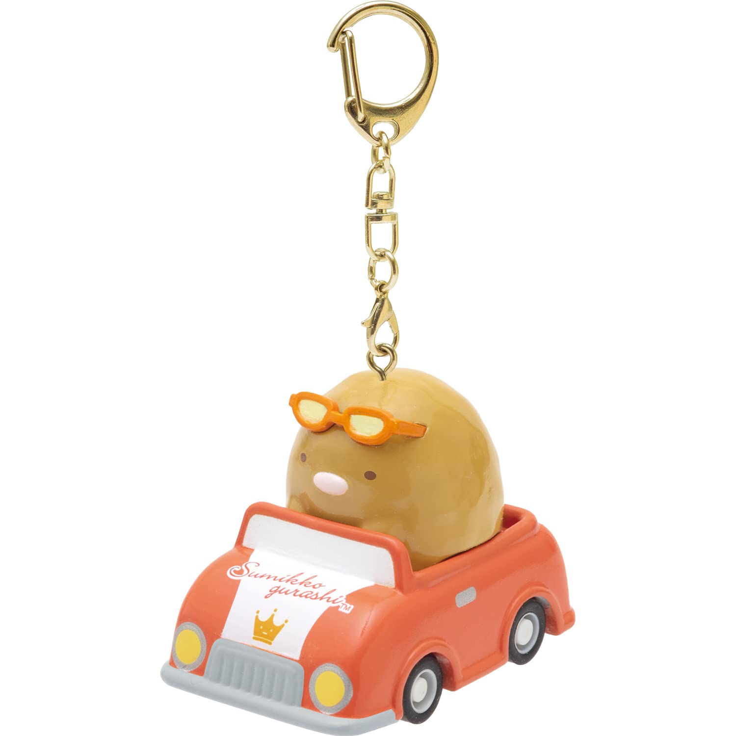 

[San-X] AB05103 Keychain Market Sumikko Gurashi Mini Car Keychain Tonkatsu