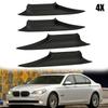 4Pcs Car Door Pull Handle Covers 51419115501 For BMW 7' F01 F02 2008-2015 Car Interior Front Handle Pull Black Cover