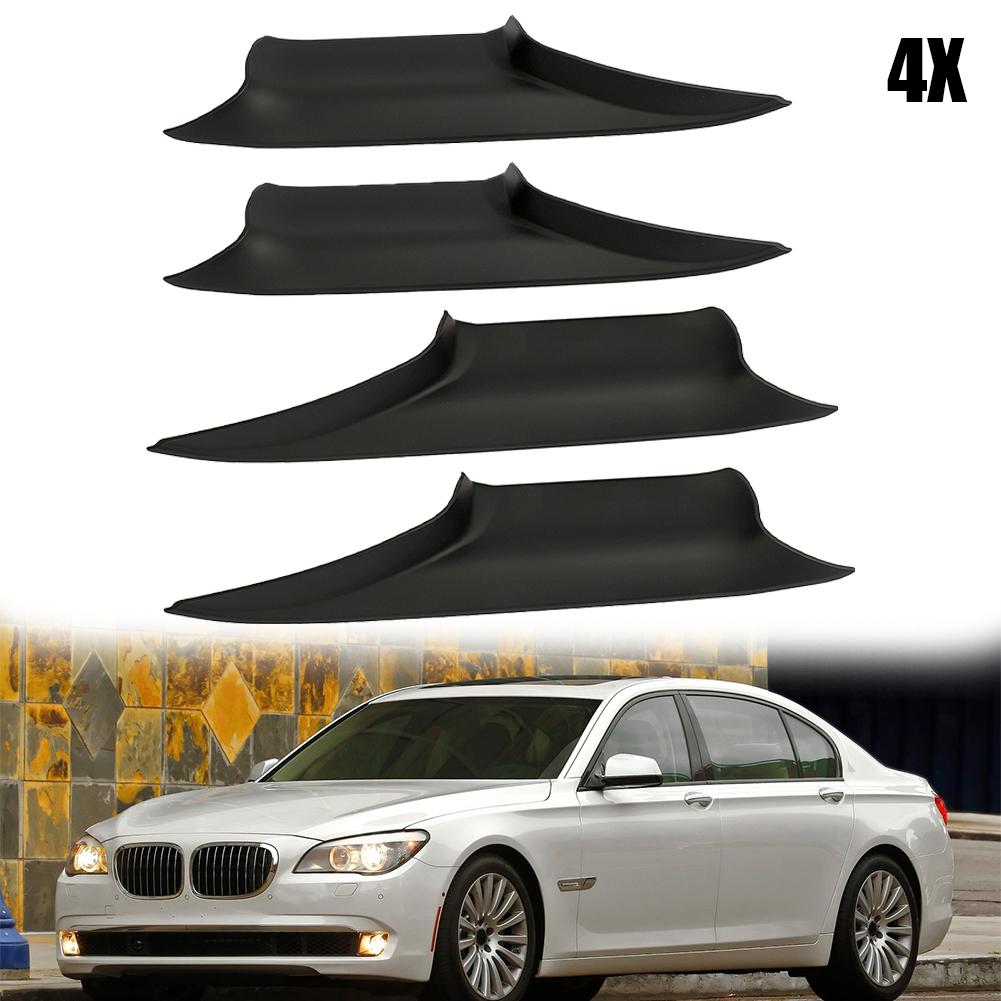 4Pcs Car Door Pull Handle Covers 51419115501 For BMW 7' F01 F02 2008-2015 Car Interior Front Handle Pull Black Cover
