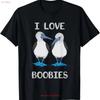 Blue Footed Boobies Tropical Sea Bird Lovers T Shirt Vintage Washed Streetwear Top For Everyday Wear Breathable Unisex Slightly