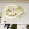 Led Art Mural Clock Wall Luxury Aesthetic Design Creative Clock Wall Round Big Size Orologio Da Parete Ornaments Home Decor