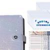 A6 PU Leather Notebooks label Stickers Pockets for Daily Records Office
