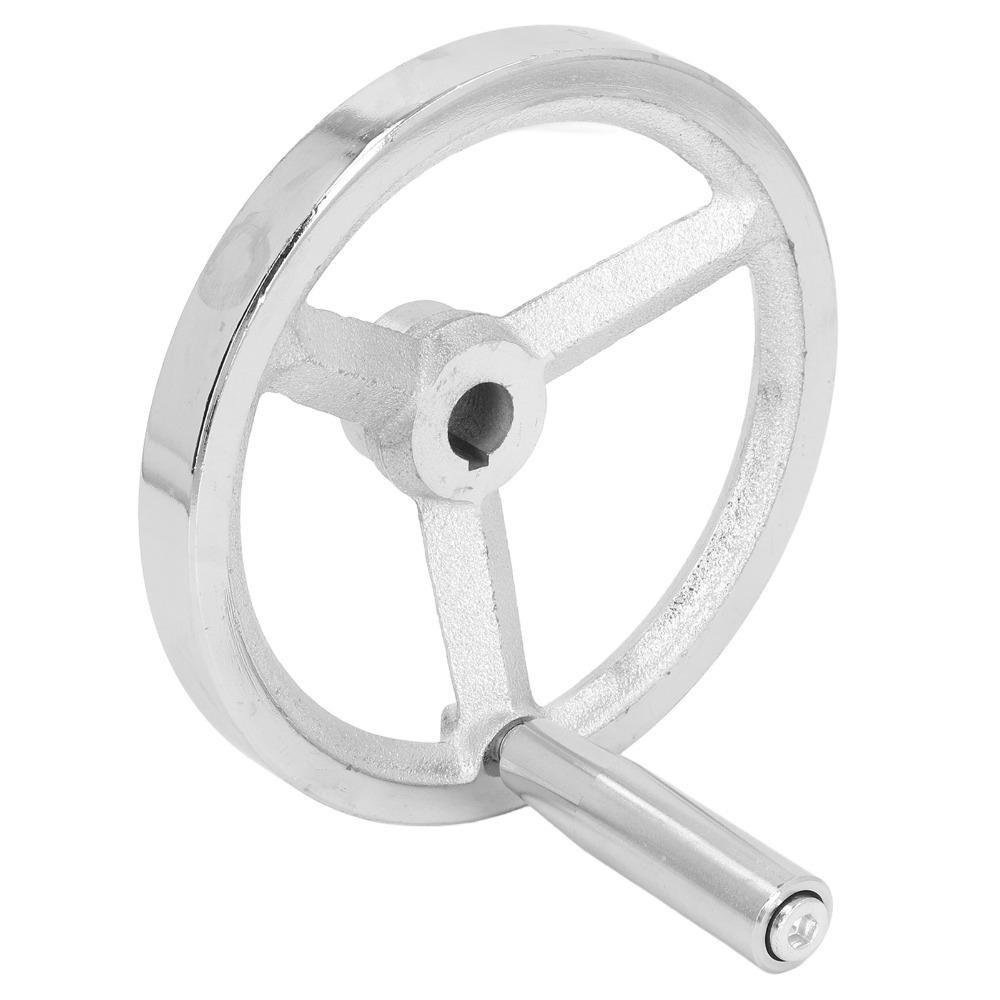 Gusseisen Drehbank Handrad 16x160MM Größe Handrad mit abnehmbarem Griff Fräsmaschine