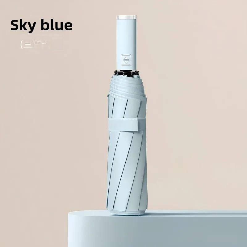 Automatic Adjustable LED Umbrella Anti-Uv Super Large Outdoor Car Rain Umbrella Business Sunny And Rainy Umbrella Wholesale