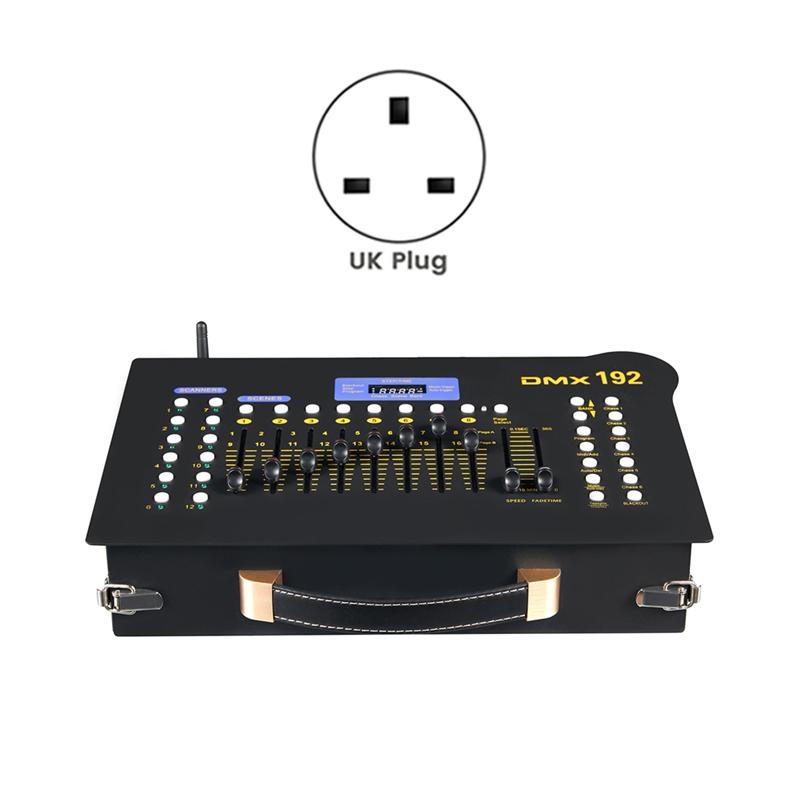 

ABNR Wireless DMX 512 Console Stage Light Dmx Controller For Live Concerts Djs Clubs UK Plug