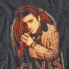 Elvis Presley Unisex Adult Stripes T-Shirt