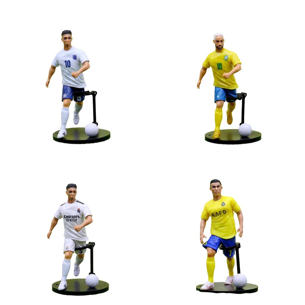19cm PVC Fußballstar Figur Sammlerstück Perfektes Geschenk Für Fußballfans Und Heimdekoration