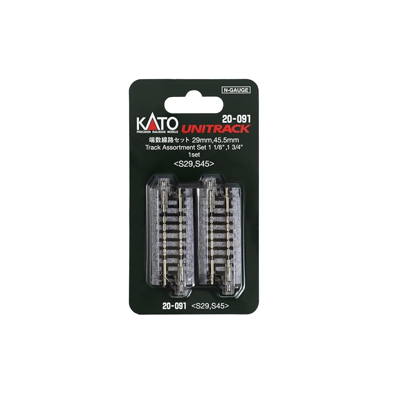 KATO N Gauge Fractional Track Set 20-091 - Model Railway Supplies
