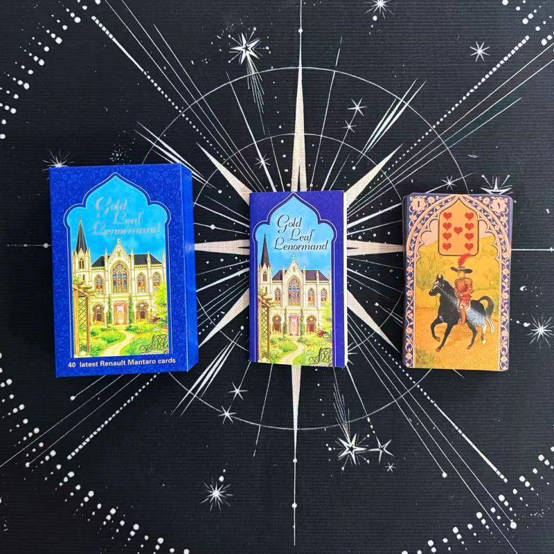Carte Oracolo Lenormand Rana George 40 Pezzi Carte Impermeabili in PET per Divinazione & Lettura del Futuro - Mazzo Lussuoso e Durevole