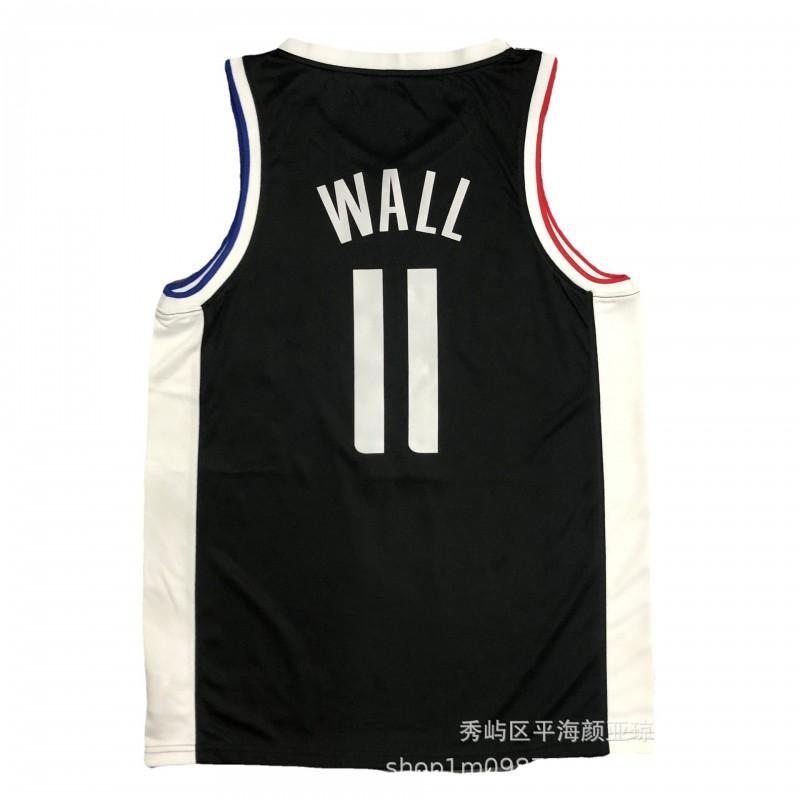 Mens Basketball Jersey LA Clippers 11 Wall Heat-Pressed Performance Shirt Sportswear