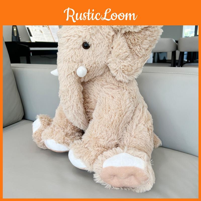 Toy Elephant Plush Cartoon Stuffed Animal Doll Bedroom Decoration Kids Gift