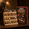 Musical Instrument Ornaments Christmas Music Advent Calendar 2026, 24 Mini Home Decorations Countdown Calendar, Musician Holiday Gift for Lovers