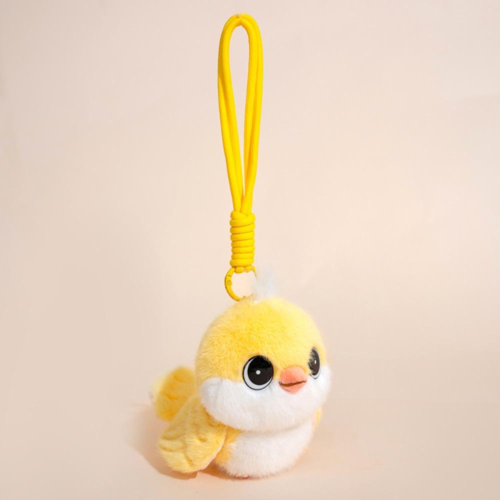 Plush Animal Bird Plush Toy PP Cotton Sparrow Plush Toy Plush Tit Bird Pendant  Home Decor