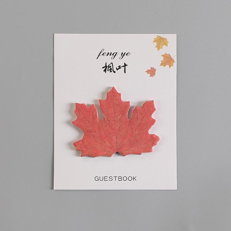 

30Pcs Leaf Sticky notes Planner to do list Planner Take notes messages memo pad Stationery office supplies