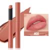 Matte Lipstick Non-Stick Cup Long-Lasting Velvet Finish Lipstick Pen Smooth Matte Lip Color Waterproof Non-Fading 12 Colors Nude