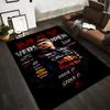 Max Verstappen Red Bull Quotes Rug Racing Fans Home Decor Bedroom Floor Mat Wall Art Decor