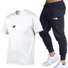 2023 Spring/Summer Cotton Short Sleeve & Long Pants Sports Set - Breathable, Versatile, Customizable