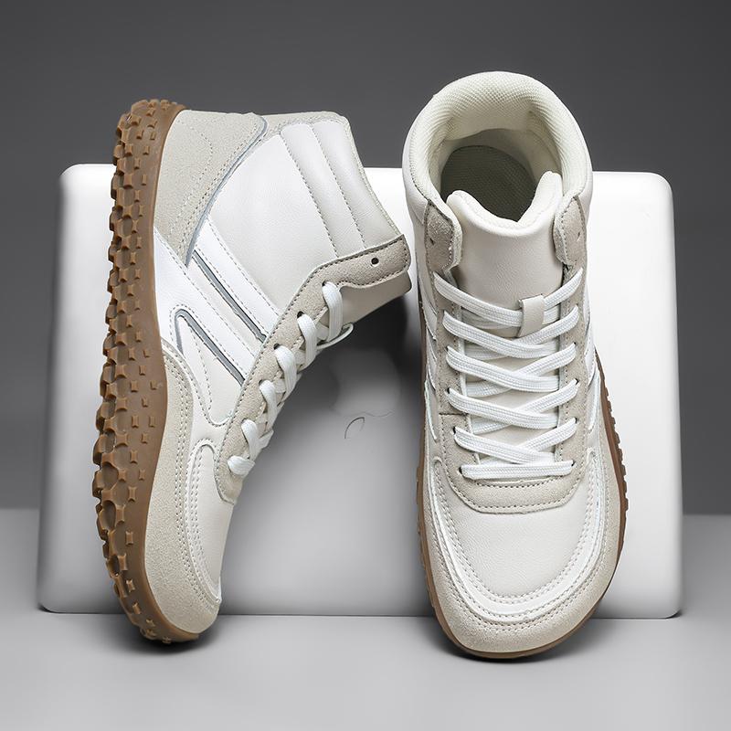 Autumn and Winter New Men Boots Ankle Casual Shoes For Man Retro Waterproof Non-slip Rubber Outdoor Sneakers Plus Size 37-48