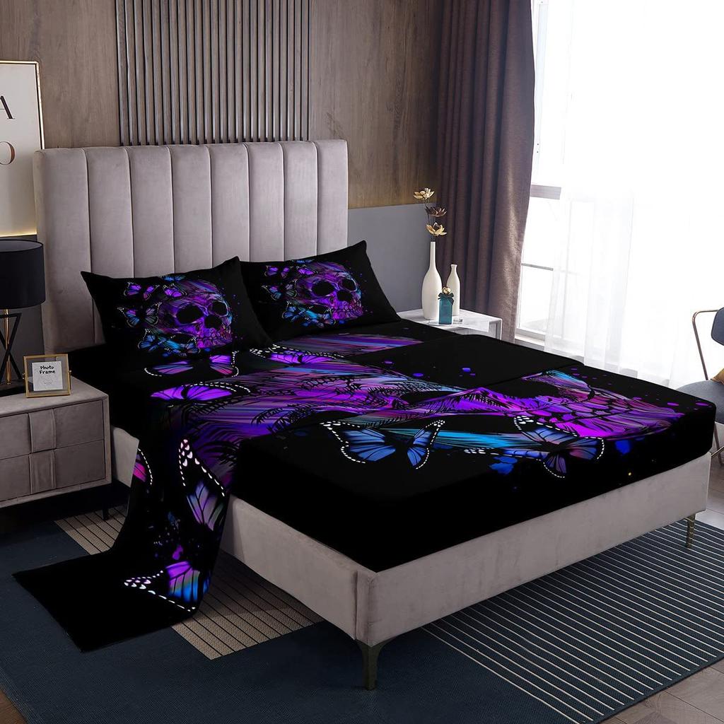 Gamepad pattern mattress four-piece digital printing bedroom room dormitory bedding decoration