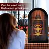 Halloween Ghost Mirror Decoration Spooky Ambiance Room Decor Illusionary Ghost Reflection Halloween Parties Festival Decoration