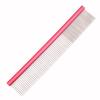 Aluminum Alloy Large Rake Comb for Long Hair Pets 7910 Dog Cat Deshedding Massage Hair Removal Slicker Stainless Steel Dematting