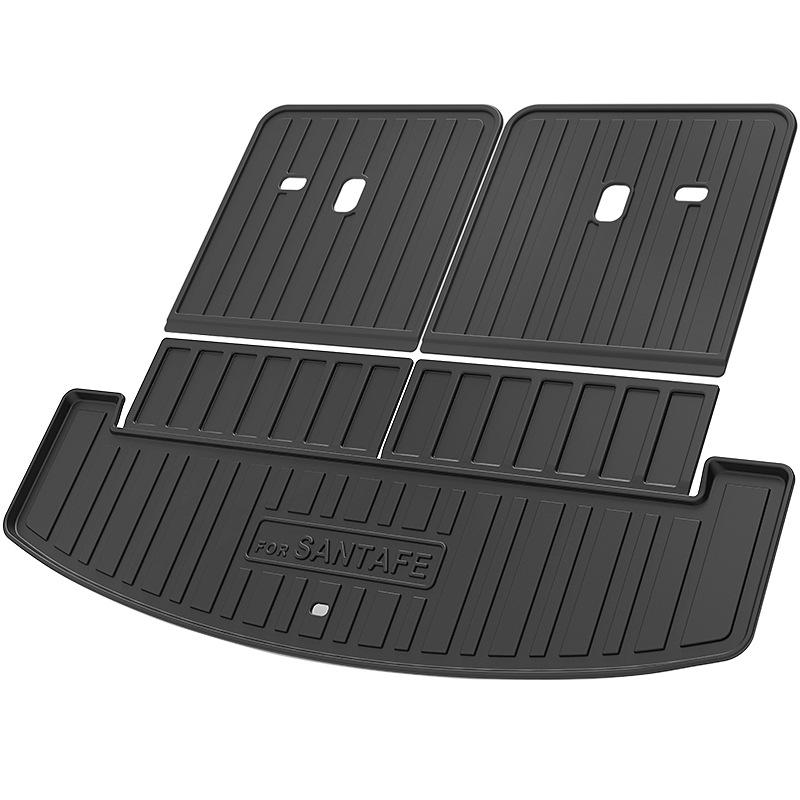 

Индивидуальный коврик в багажник Santa Fe TPE Декор хвостового отсека Thickened Version