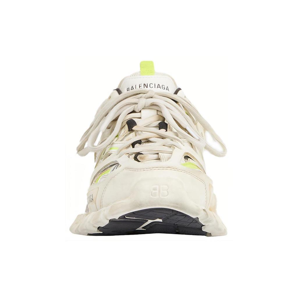 Balenciaga Track Worn Out In White Fluo Yellow 542023W1GC39070