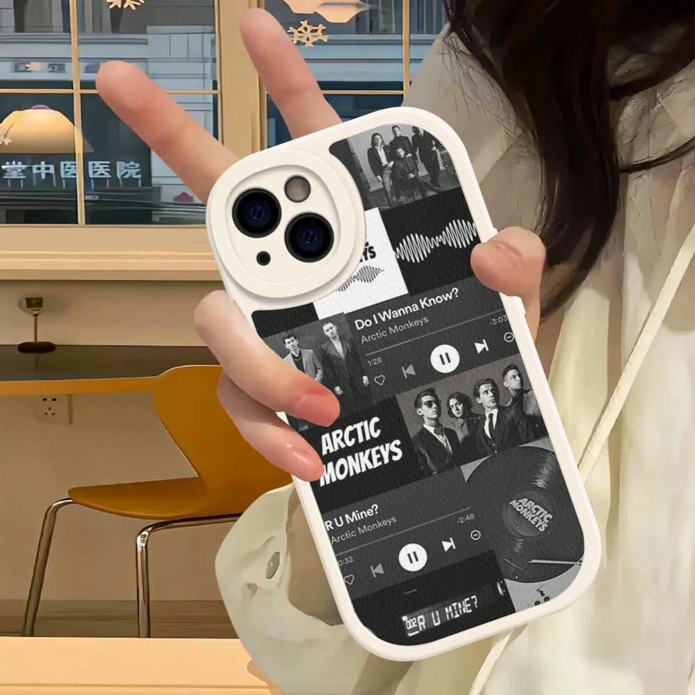 

Rock A-Arctic Popular M-Monkeys Band Phone Cover For IPhone 11 12 13 14 15 16 Pro Max Mini Plus Soft Leather Case iPhone 14 plus