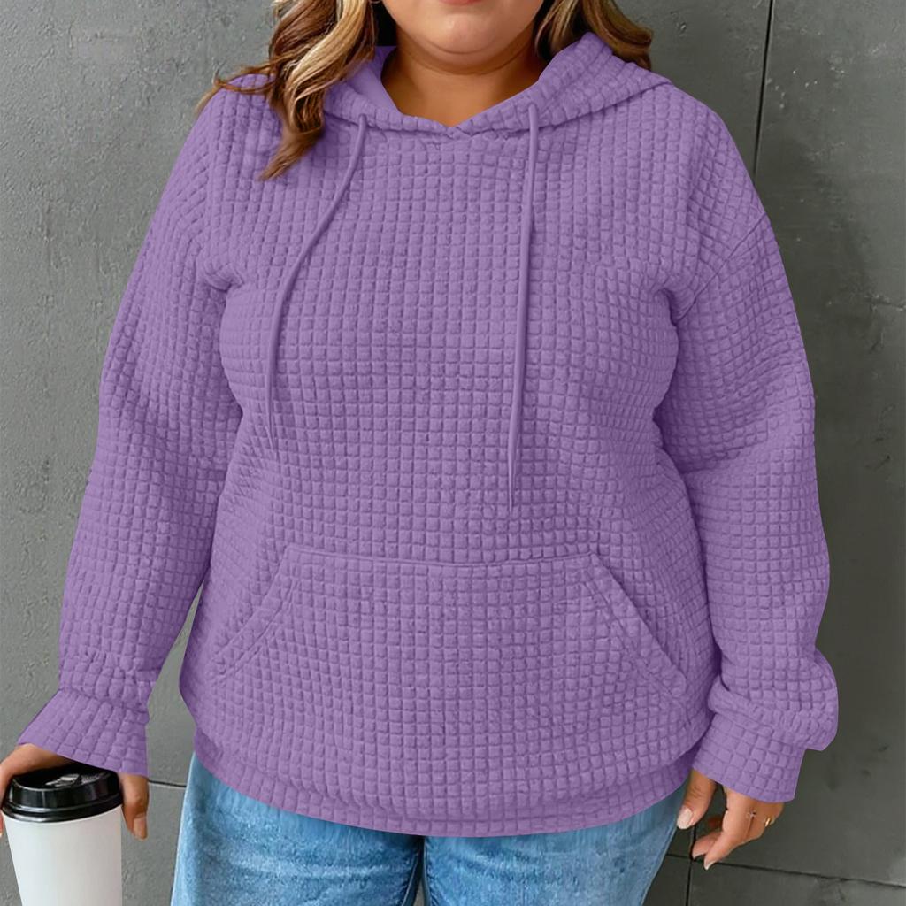 Women's Hoodies Long Sleeve Casual Drawstring Sweatshirts Pullover Pockets Tops