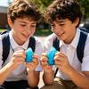 2 Stück Wassertropfen Stressabbau Spielzeug Angstreduktion Klarer Wassertropfen Sensorisches Knet-Fidget-Spielzeug Tragbarer Dekompressions-Stressball