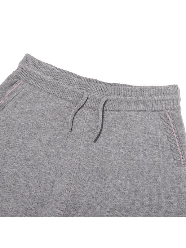 KIRSH Kids Jacquard Knit Pants [Melange Gray]