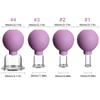 Rubber Massage Body Cups Glass Vacuum Cupping Anti Cellulite Suction Cup Massager for Face Facial Skin Lifting Tools
