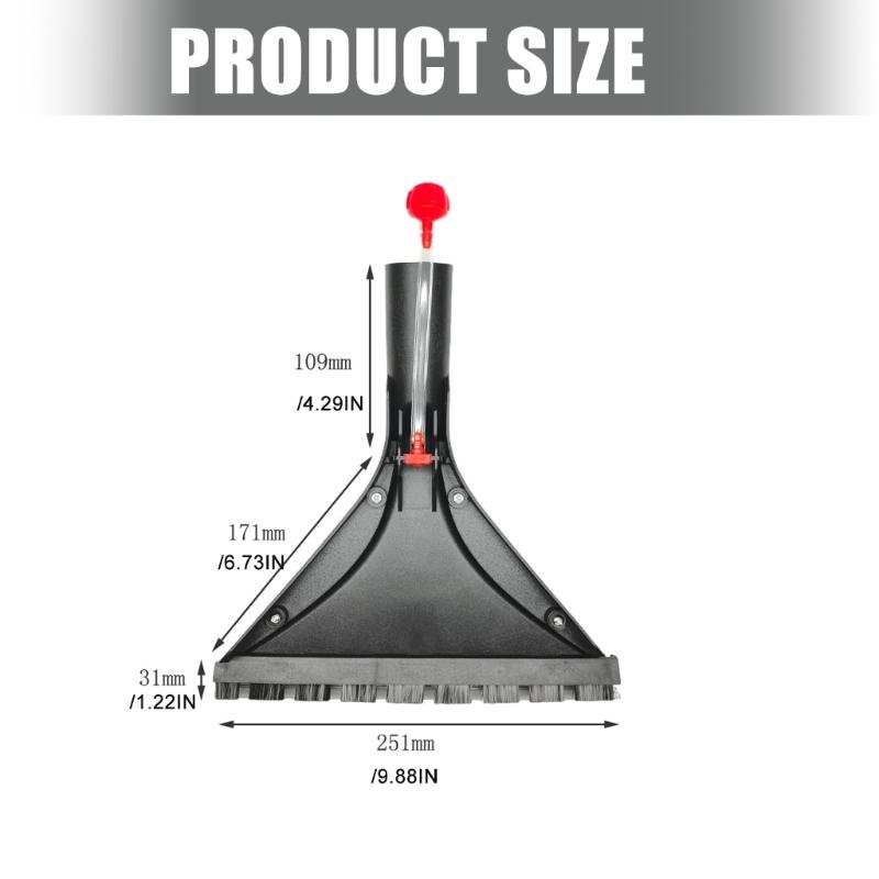 Multi Functional Vacuum Cleaner Carpet Brush Attachment Ergonomic Handle For Deep Cleaning And Liquid Absorption
