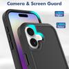 For iPhone 17 Case 2 In 1 PC+TPU Shockproof Phone Cover