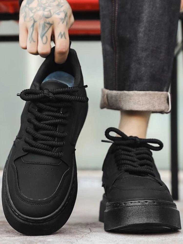 Fashion Man Shoe Work Solid Color Spring Autumn Moccasin Legitimate Sneakers High Quality Fashion Low Price 2025 Casual Shoes for Men