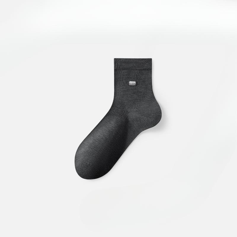 Male Spring and Summer Thin Anti Bacterial Anti Odor Breathable Business Leisure Tube Socks