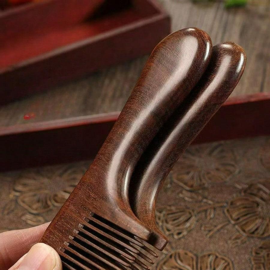 Wooden Comb Fine Teeth Massage Comb Hair Comb Wooden Hair Brush