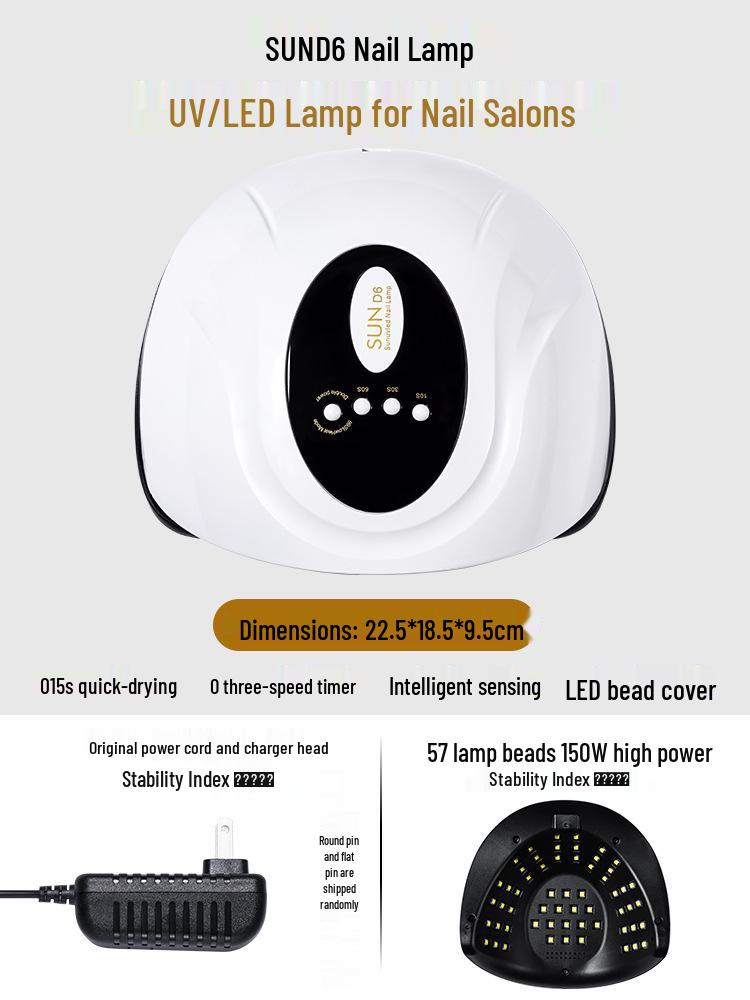 Mini Shell Quick-Dry Red Light Nail Lamp - No Blackening Handheld Gel Curing Device