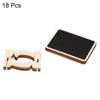 18 Pack Mini Chalkboard Signs Black Small Blackboard Labels With Stand Wooden Square For Food Buffets Wedding Party