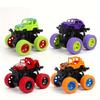 Inertia Monster Truck Toy, 8pcs Set Pushing Friction Power Car,360° Stunt Rotation Off Road Vehicle,Impact Resistant Durable Kids' Bike,Halloween Gift