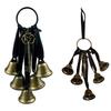 Witch Bells for Door Knob Pagan Rustic Witchcraft Supplies Bell String Hanging Witch Bell for House Bedroom Home Wall Garden