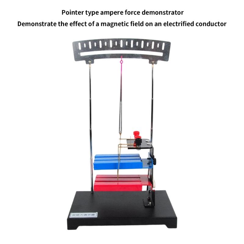 Physics Teaching Device for Demonstrating Force On Electric Current In Magnetic Field for Quick Setups and Longevity