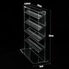 1Pcs Clear Acrylic 72Holes 4Layers Strong Display Stand Earring Belly Button Ring Lip Tongue Body Piercing Jewelry Solid Stand