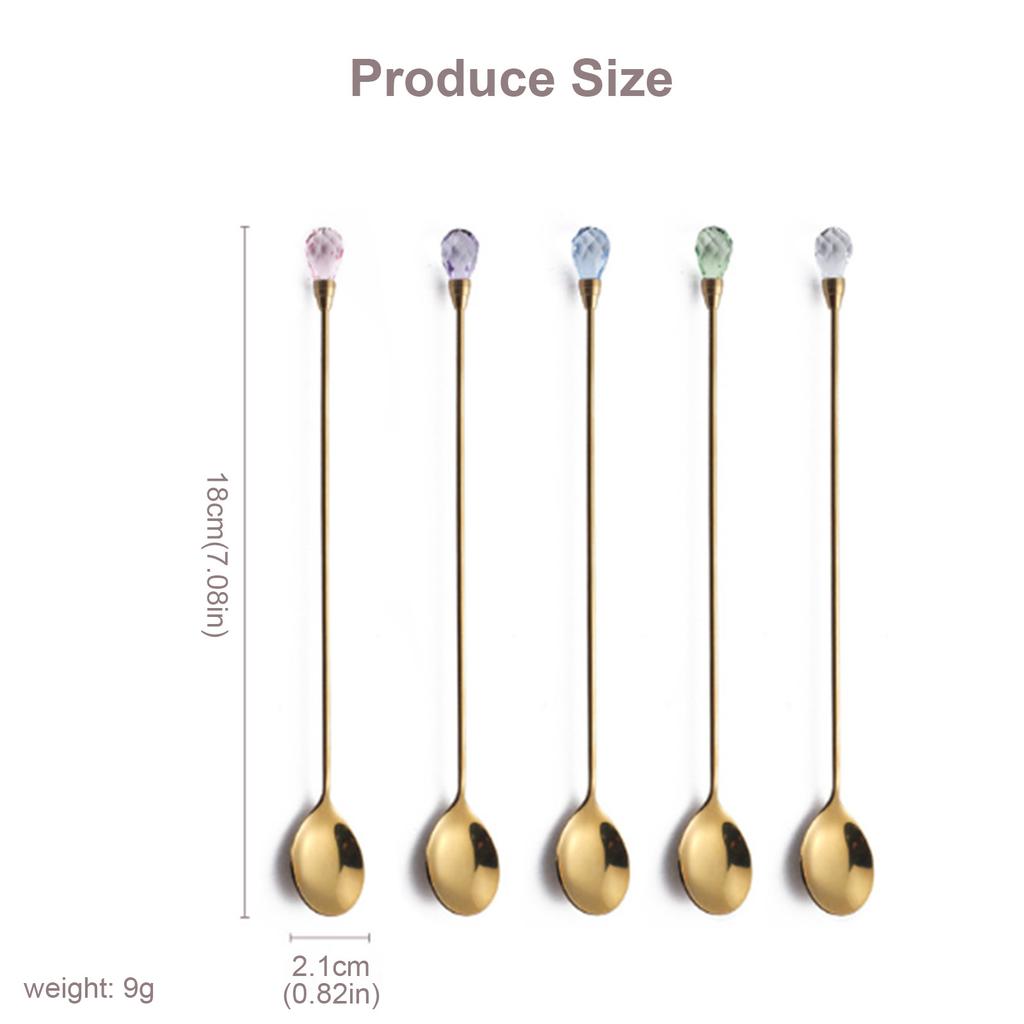 430Stainless Steel Spoon Set Elegant Cutlery Unique Tableware Delicate Stirring Spoon for Dessert and Coffee