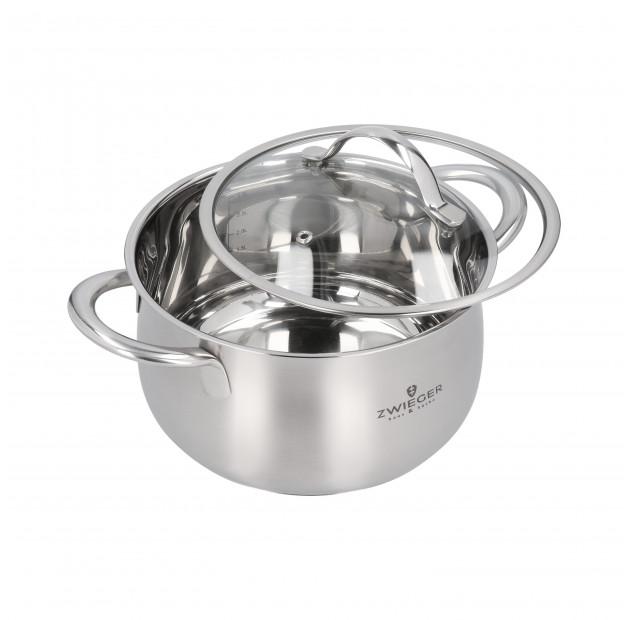 

ZWIEGER Practi Plus 3,6 л - кастрюля из нержавеющей стали с крышкой