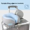 U-shaped Neck Pillow for Travel: Portable Airplane, Car, and Back Support Pillow