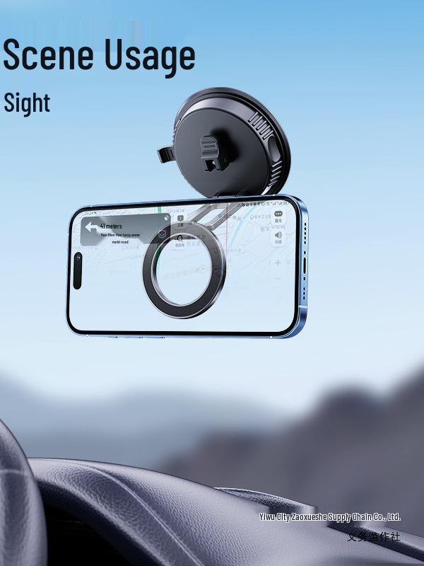 2025 Car Magnetic Phone Holder with Vacuum Suction Cup