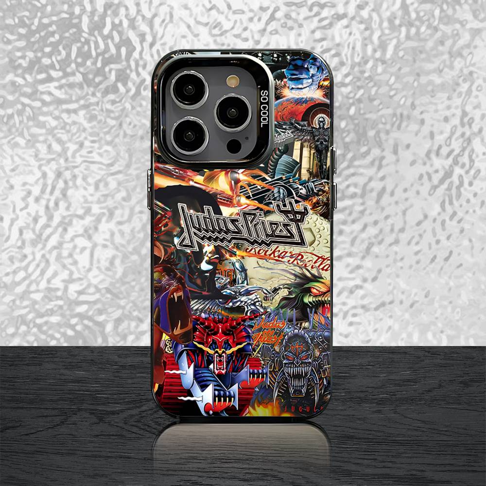 

Rock Band J-Judas P-Priest Phone Case For iPhone 16,15,14,13,12,11,Pro,Max,Plus,Mini,SE Black Candy Matte Shockproof Cover iPhone14pro