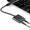 USB Sound Adapter External Stereo Sound Card with 3.5mm Headphone Microphone Port Suitable for PC Mobile Phone Laptop