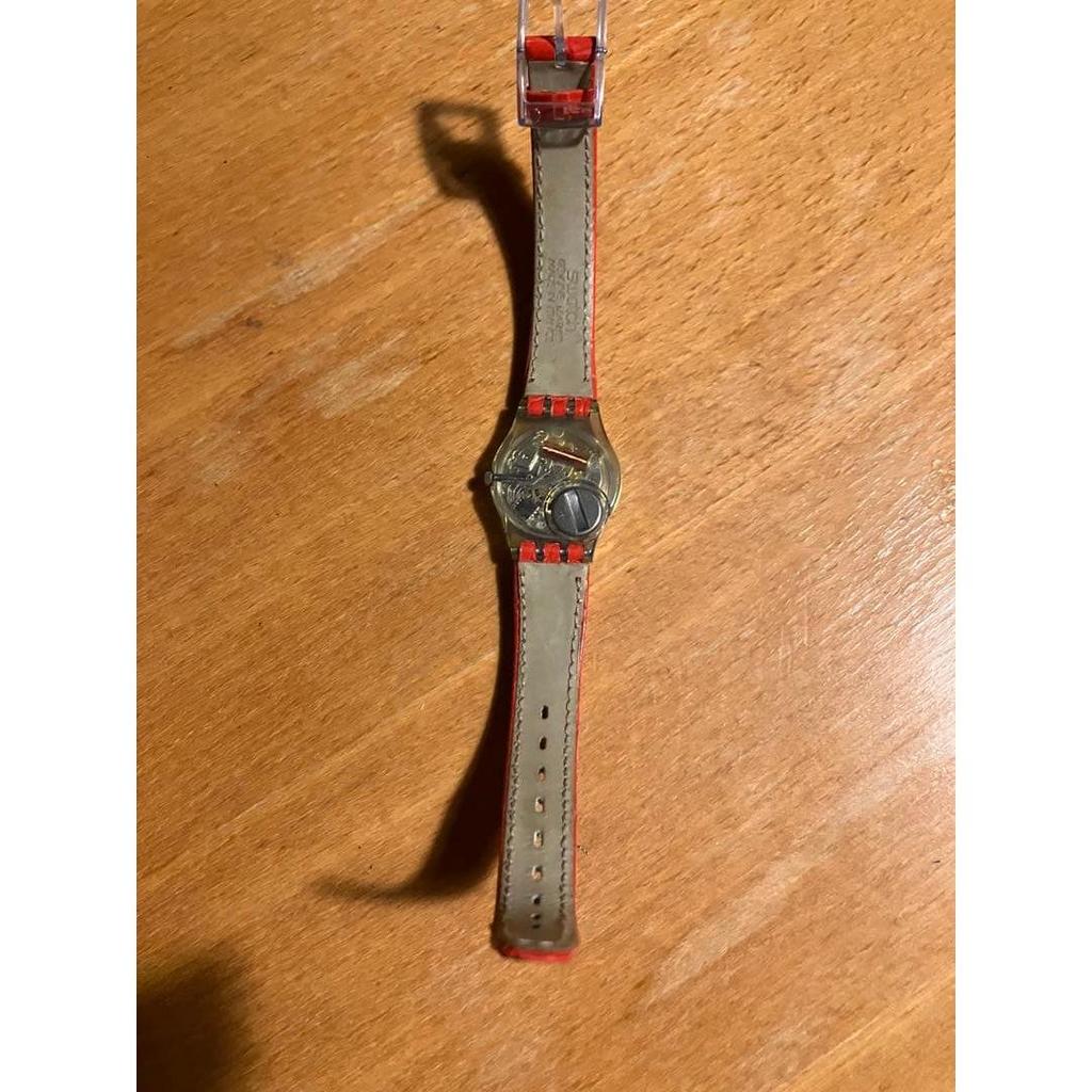 Used Swatch Watch Red